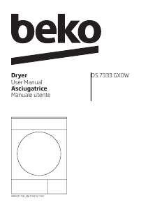 Manuale BEKO DS 7333GX0W Asciugatrice