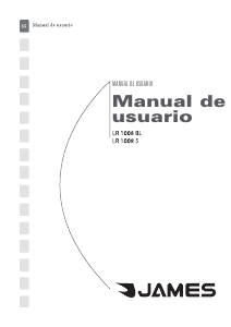 Manual de uso James LR 1008 S Lavadora