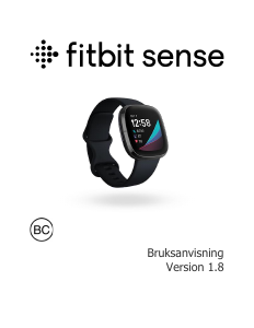 Bruksanvisning Fitbit Sense Smart klocka