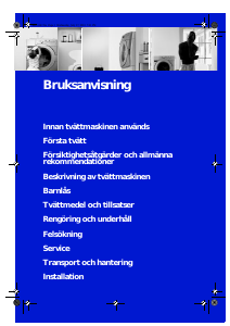 Bruksanvisning Bauknecht WAB 8795 Tvättmaskin