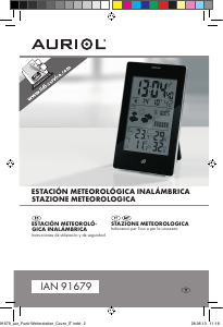 Manual de uso Auriol IAN 91679 Estación meteorológica