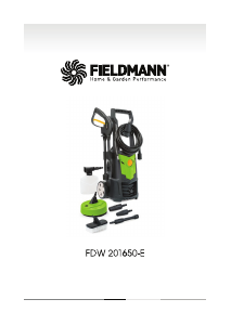 Handleiding Fieldmann FDW 201650 Hogedrukreiniger