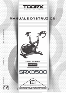 Manuale Toorx SRX-3500 Cyclette