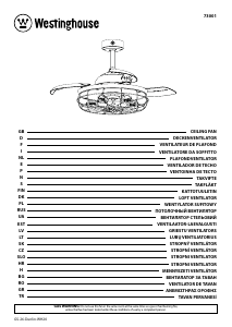 Manual Westinghouse 7300140 Ventilador de teto