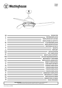 Manuale Westinghouse 7304040 Ventilatore da soffitto