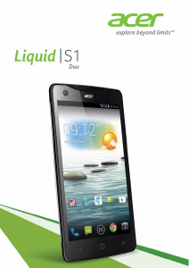 Instrukcja Acer Liquid S1 Duo Telefon komórkowy