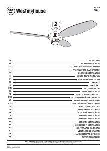 Kasutusjuhend Westinghouse 7826140 Laeventilaator