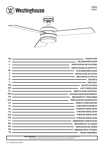 Manual Westinghouse 7205440 Ventilador de teto