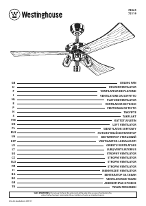 Manual Westinghouse 7211940 Ventilador de teto