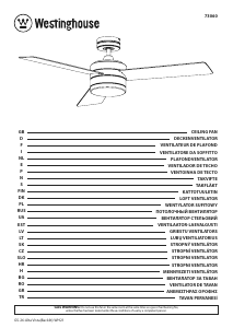 Manual Westinghouse 7306040 Ventilador de teto