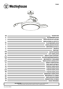 Instrukcja Westinghouse 7304340 Wentylator sufitowy