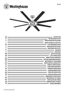 Kasutusjuhend Westinghouse 7217340 Laeventilaator