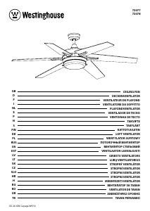 Manuale Westinghouse 7207740 Ventilatore da soffitto