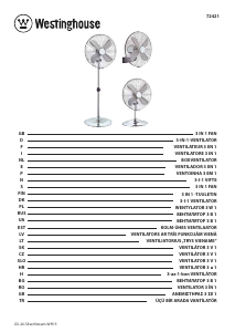 Kasutusjuhend Westinghouse 7242140 Ventilaator