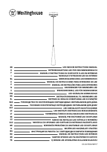 Bruksanvisning Westinghouse 6329640 Lampa