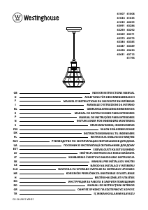 Руководство Westinghouse 6100740 Светильник