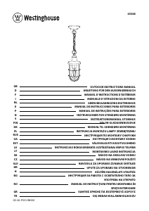 Kasutusjuhend Westinghouse 6334840 Lamp