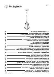 Mode d’emploi Westinghouse 6373740 Lampe