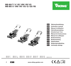 Mode d’emploi Viking MB 650 VR Tondeuse à gazon
