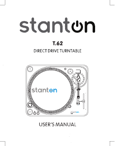 Handleiding Stanton T.62 Platenspeler