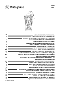 Mode d’emploi Westinghouse 6374640 Lampe