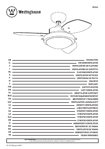 Manual Westinghouse 7876340 Ventilator de tavan