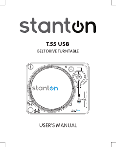 Manual Stanton T.55 USB Turntable