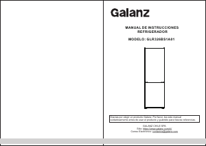 Manual de uso Galanz GLR326BS1A01 Frigorífico combinado
