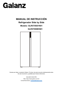 Manual de uso Galanz GLR570SBKN01 Frigorífico combinado