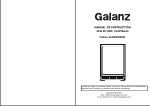 Manual de uso Galanz GLW52MS3E01 Vinoteca