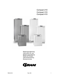 Manual Gram Compact 210 Freezer