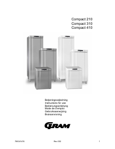 Manual Gram Compact 410 Freezer