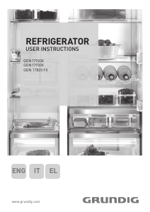 Manual Grundig GDN 17920 X Fridge-Freezer