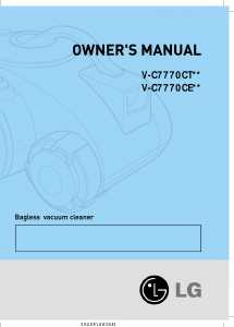 Manual LG V-C7770CEUQ Aspirator