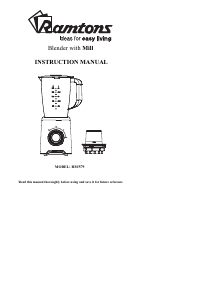 Manual Ramtons RM/579 Blender