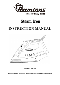 Manual Ramtons RM/584 Iron