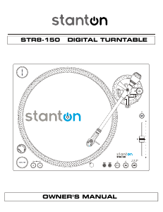 Manual Stanton STR8.150 Turntable