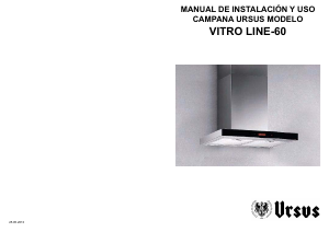 Manual de uso Ursus Trotter Vitro Line 60 Campana extractora