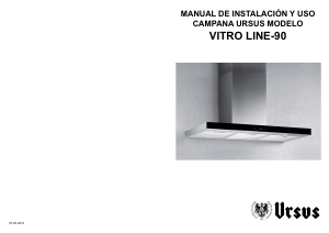 Manual de uso Ursus Trotter Vitro Line 90 Campana extractora