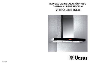 Manual de uso Ursus Trotter Vitro Line Isla Campana extractora