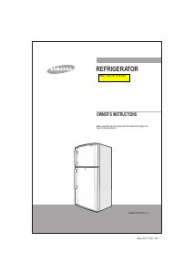 Manual Samsung RT27YVMS1/SIG Fridge-Freezer