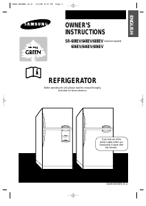 Manual Samsung SR-646EV Fridge-Freezer