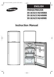 Manual Samsung SR-34NMB Fridge-Freezer
