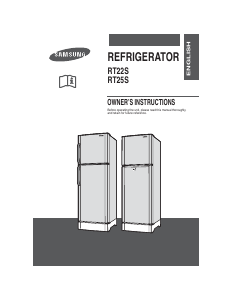 Manual Samsung RT24SASW Fridge-Freezer