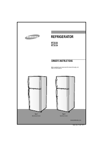 Manual Samsung RT30YVMS Fridge-Freezer