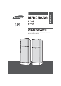 Manual Samsung RT22SCSW Fridge-Freezer