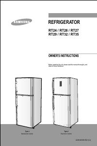 Handleiding Samsung RT25XBDS Koel-vries combinatie