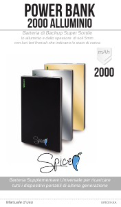 Handleiding Spice PowerBank 2000 Mobiele oplader