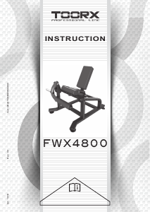 Handleiding Toorx FWX-4800 Fitnessapparaat