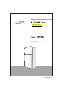 Handleiding Samsung RT25XVMS1/SIG Koel-vries combinatie